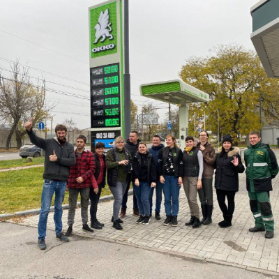 IN DE-OCCUPIED KHERSON RESUMED WORK THE FIRST ONE OKKO’S GAS STATION