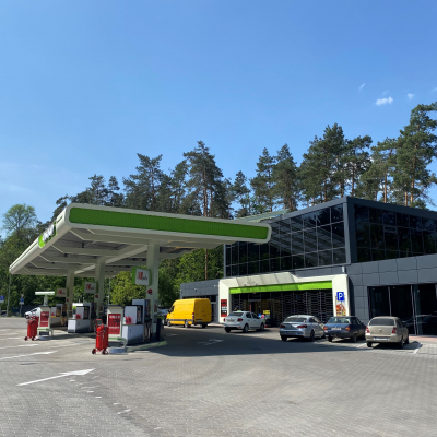 OKKO RESTORED THE DESTROYED FUEL STATION ON GOSTOMEL ROAD