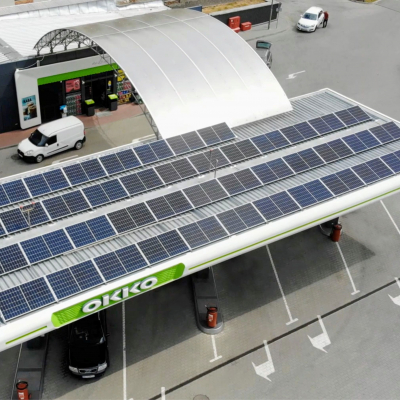 SOLAR POWER PLANTS ARE ALREADY AT 140 FUEL STATIONS OF OKKO NETWORK