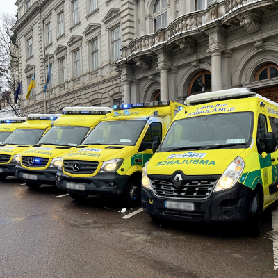 A HUNDRED AMBULANCES ARE DELIVERED TO DEFENDERS OF UKRAINE WITH OKKO’S HELP