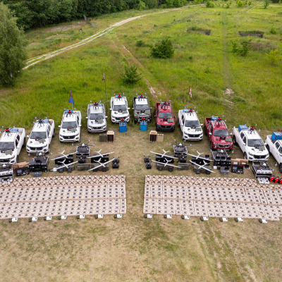OKKO AND COME BACK ALIVE SHIPPED 2 MORE PULLSTRON COMPLEXES TO AIRBORNE BRIGADES TO DONETSK DIRECTION