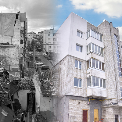 OKKO RESTORED THE FIRST OF 4 PATRONIZED HOUSES DAMAGED BY THE MISSLE ATTACK IN LVIV
