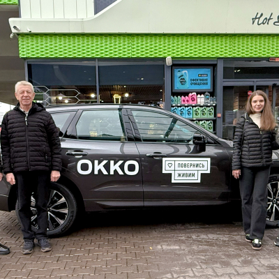 THE SECOND WINNER HAS ALREADY RECEIVED HIS VOLVO XC60 FROM OKKO