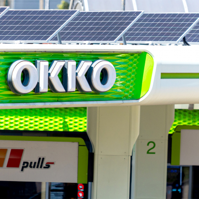 За 2025 рік мережа ОККО встановила 64 сонячних станції на даху АЗК