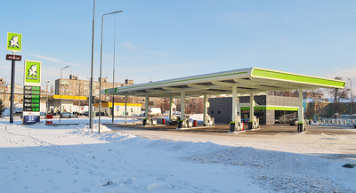 The OKKO network opened new format filling station in the middle of Dnypro