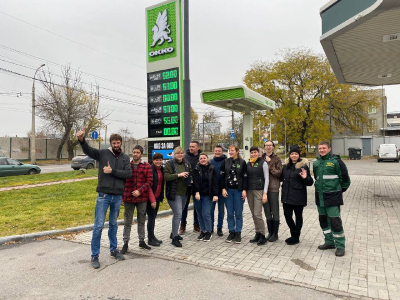 IN DE-OCCUPIED KHERSON RESUMED WORK THE FIRST ONE OKKO’S GAS STATION