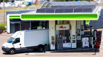 ROOF PHOTOVOLTAIC PLANTS ARE ALREADY INSTALLED AT MORE THAN 200 OKKO FILLING STATIONS