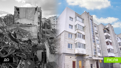 OKKO RESTORED THE FIRST OF 4 PATRONIZED HOUSES DAMAGED BY THE MISSLE ATTACK IN LVIV