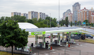 ОККО довела кількість сонячних електростанцій на своїх АЗК до 244